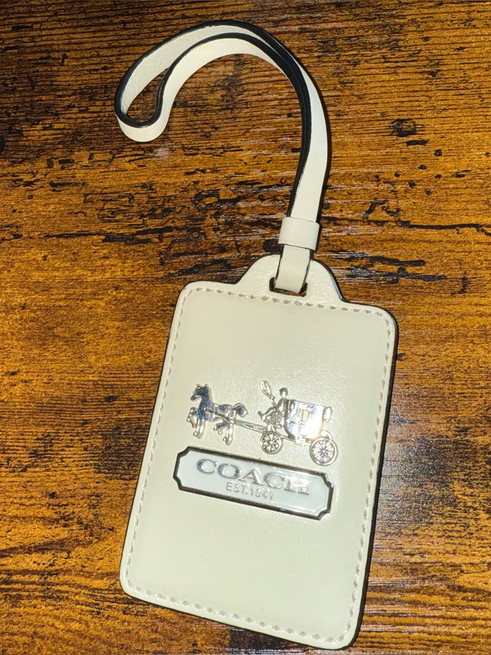 Coach Mirror Luggage Tag bag charm